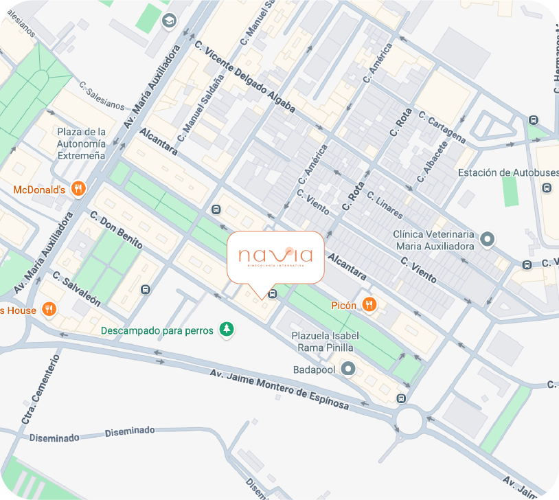 navia ginecologia ginecologo ginecologa badajoz mapa
